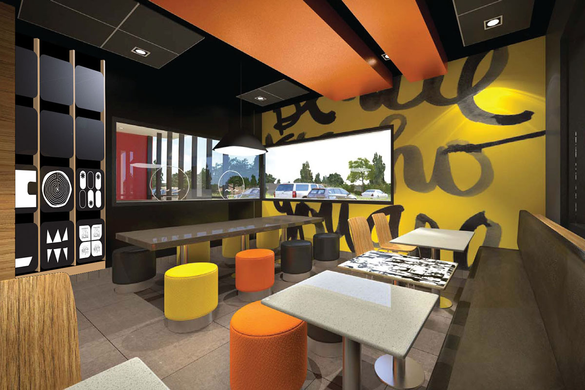 McDonald's playroom activity will in situ rendering