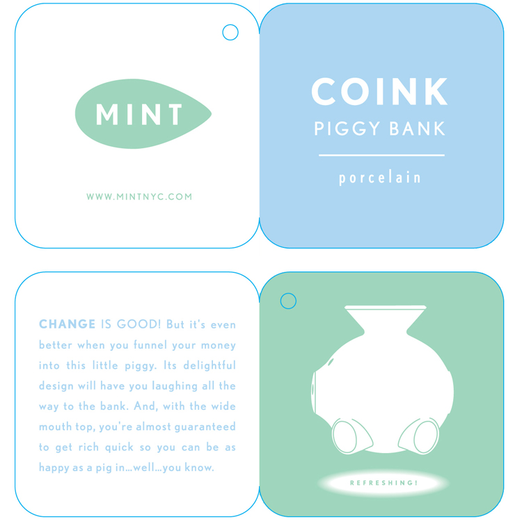 Mint Coink Hangtag Graphics